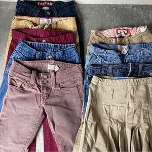 Lot of little girls size 6 bottoms y2K
